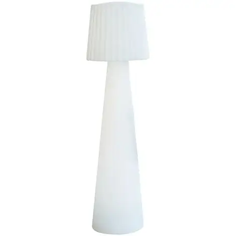 LUMISKY Lampadaire Extérieur Sans Fil LADY Blanc Polypropylène H110CM - Blanc 1 LUMISKY Lampadaire Extérieur Sans Fil LADY Blanc Polypropylène H110CM - Blanc