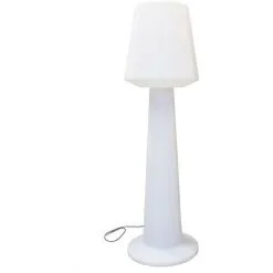 LUMISKY Lampadaire Ext Filaire AUSTRAL Blanc Polypropylène H110CM - Blanc