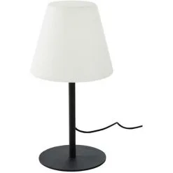 LUMISKY Lampadaire Filaire Pied Métal Pour Extérieur éclairage Puissant LED Blanc STANDY H52cm Culot E27