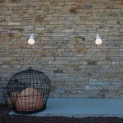 LUMISKY Guirlande Lumineuse 10 Ampoules Blanches Culot E27 LED Blanc CHERRY W10 L10m -Lumisky Soldes Magasin 15928350 3