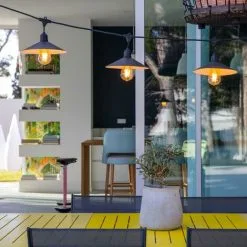 LUMISKY Guirlande Vintage VINTY Gris Acier 6M 10xE27 - Gris -Lumisky Soldes Magasin 15928351 3