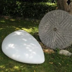 LUMISKY Galet Lumineux Filaire STONY Blanc Polypropylène H20CM - Blanc -Lumisky Soldes Magasin 17921213 4