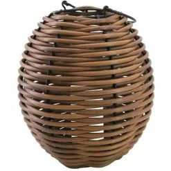 LUMISKY Lanterne Sans Fil Polyrotin Poignée Métal LED Blanc Chaud RAFFY H33cm 7 LUMISKY Lanterne Sans Fil Polyrotin Poignée Métal LED Blanc Chaud RAFFY H33cm -Lumisky Soldes Magasin 18669300 4