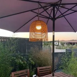 LUMISKY Suspension Nomade Poly Rotin Avec Corde LED Blanc Chaud/blanc Dimmable HANG BOHEME H35cm 9 LUMISKY Suspension Nomade Poly Rotin Avec Corde LED Blanc Chaud/blanc Dimmable HANG BOHEME H35cm -Lumisky Soldes Magasin 26366182 5