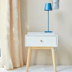 LUMISKY Lampe De Table Touch Sans Fil En Aluminium Bleu LED Blanc Dimmable KELLY BLUE H38cm -Lumisky Soldes Magasin 29109584 4