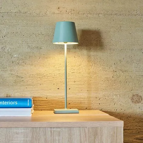 LUMISKY Lampe De Table Sans Fil LED KELLY OLIVE Vert Métal H38CM - Vert 4 LUMISKY Lampe De Table Sans Fil LED KELLY OLIVE Vert Métal H38CM - Vert – Image 4