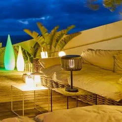 LUMISKY Lampe Solaire Pied Acier LED Blanc Chaud TRAILY W50 H47cm -Lumisky Soldes Magasin 30226409 4