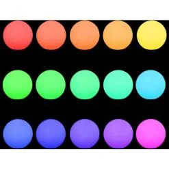 LUMISKY Lot De 2 Boules Lumineuses Sans Fil LED 2x BOBBY C30 Blanc Polyéthylène D30CM - Blanc -Lumisky Soldes Magasin 31496542 5