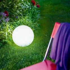 LUMISKY 2 Boules Lumineuses Solaires SOLSTY C30 Blanc Polyéthylène ∅30cm - Blanc -Lumisky Soldes Magasin 31648489 3