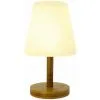 LUMISKY Lampe De Table Sans Fil Pied En Bambou Naturel LED Blanc Chaud/blanc Dimmable STANDY MINI WOOD H25cm