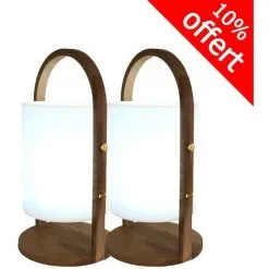 Lumisky Soldes Magasin 29 LUMISKY Lot De 2 Baladeuses Lumineuses Rechargeables WOODY