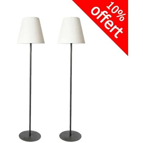 LUMISKY Lot De 2 Lampadaires STANDY SOLAR S150 1 LUMISKY Lot De 2 Lampadaires STANDY SOLAR S150
