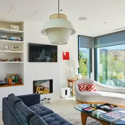 LUMISKY Abat-jour Intérieur CAROLINA Beige Coton D40CM - Beige -Lumisky Soldes Magasin 38469290 4