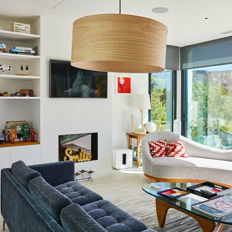 LUMISKY Abat-jour Intérieur MARGARIDA Bois Clair Bois Naturel D60CM - Bois Clair 3 LUMISKY Abat-jour Intérieur MARGARIDA Bois Clair Bois Naturel D60CM - Bois Clair – Image 3