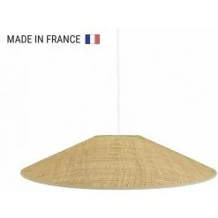 LUMISKY Abat-jour Intérieur HELENA Beige Fibre Naturelle D60CM - Beige