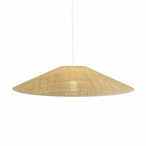 LUMISKY Abat-jour Intérieur HELENA Beige Fibre Naturelle D60CM - Beige 5 LUMISKY Abat-jour Intérieur HELENA Beige Fibre Naturelle D60CM - Beige – Image 5