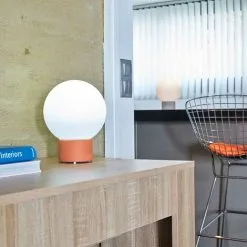 LUMISKY Lampe De Table Touch Pied En Terre Cuite LED Blanc Chaud/dimmable TERRA TERRE CUITE H25cm -Lumisky Soldes Magasin 43380041 5