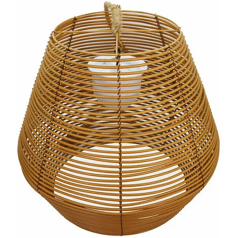 LUMISKY Suspension Extérieur Sans Fil KO TAO Bois Clair Polyrotin D38CM - Bois Clair 1 LUMISKY Suspension Extérieur Sans Fil KO TAO Bois Clair Polyrotin D38CM - Bois Clair