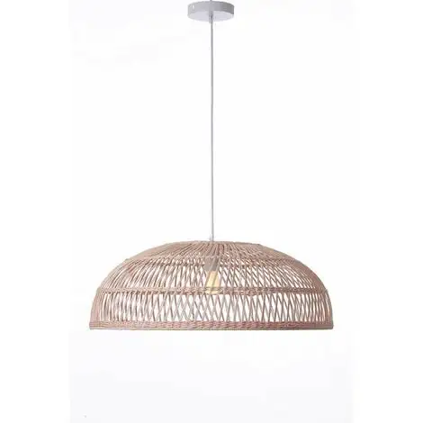 LUMISKY Suspension LUCIA NATURAL En Rotin Avec Monture électrique E27 60 Cm Diamètre 1 LUMISKY Suspension LUCIA NATURAL En Rotin Avec Monture électrique E27 60 Cm Diamètre