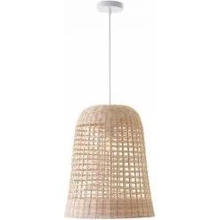 LUMISKY Suspension Intérieur AMAYA NATURAL Beige Rotin D38CM - Beige