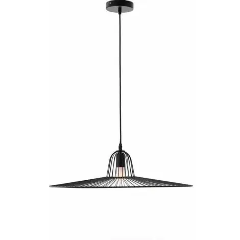 LUMISKY Suspension ELVIRA D60 BLACK En Métal Filaire Avec Monture électrique E27 60 Cm Diamètre 1 LUMISKY Suspension ELVIRA D60 BLACK En Métal Filaire Avec Monture électrique E27 60 Cm Diamètre