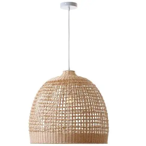 LUMISKY Suspension GABRIELA NATURAL En Rotin Avec Monture électrique E27 53 Cm Diamètre 1 LUMISKY Suspension GABRIELA NATURAL En Rotin Avec Monture électrique E27 53 Cm Diamètre