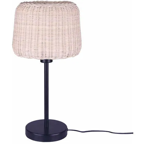 LUMISKY Lampe De Table ISIDORA En Rotin Naturel Et Métal Avec Douille E27 H44 Cm 1 LUMISKY Lampe De Table ISIDORA En Rotin Naturel Et Métal Avec Douille E27 H44 Cm
