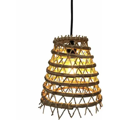 LUMISKY Abat Jour ZAKARI En Fibre De Palmier Dattier Naturelle Bohème Pour Monture électrique E27 H30 Cm 4 LUMISKY Abat Jour ZAKARI En Fibre De Palmier Dattier Naturelle Bohème Pour Monture électrique E27 H30 Cm – Image 4