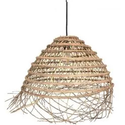 LUMISKY Abat Jour Int/ext FILIPA Beige Fibre Naturelle D70CM - Beige