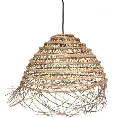 LUMISKY Abat Jour Int/ext FILIPA Beige Fibre Naturelle D70CM - Beige 1 LUMISKY Abat Jour Int/ext FILIPA Beige Fibre Naturelle D70CM - Beige