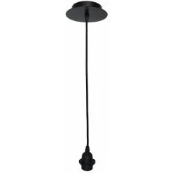 LUMISKY Suspension Intérieur BATTISTA BLACK Noir Métal L150CM - Noir