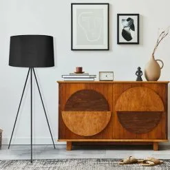 LUMISKY Lampadaire Salon ELLIA BLACK Noir Métal H140CM - Noir -Lumisky Soldes Magasin 45810580 5