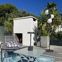 LUMISKY Lampadaire Filaire Pied Métal éclairage Puissant LED Blanc GLOBY TREE H175cm Culot E27 -Lumisky Soldes Magasin 46414581 3