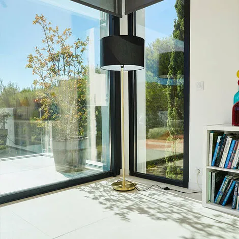 LUMISKY Pied De Lampadaire Int ROBERTO GOLD Or Métal H145CM - Or 2 LUMISKY Pied De Lampadaire Int ROBERTO GOLD Or Métal H145CM - Or – Image 2