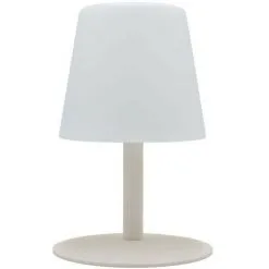 LUMISKY STANDY MINI CREAM Lampe De Table Sans Fil Avec Pied En Acier Creme - Base LED Blanc Chaud/blanc Froid