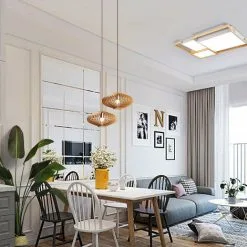 LUMISKY Suspension Intérieur ODETTA Bois Clair Bois Naturel D36CM - Bois Clair -Lumisky Soldes Magasin 49356922 4