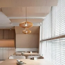 LUMISKY Suspension Intérieur ODETTA Bois Clair Bois Naturel D36CM - Bois Clair -Lumisky Soldes Magasin 49356922 5