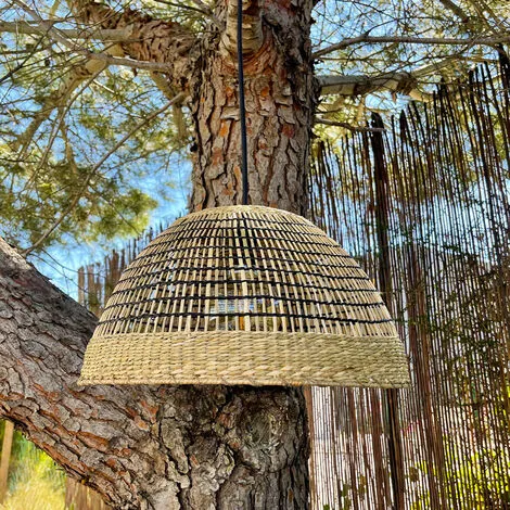 LUMISKY Suspension Sur Secteur Pour L'extérieur CESARE OUTDOOR CABLE En Herbe Marine Tressée Style Bohème 5m De Longueur De Câble 3 LUMISKY Suspension Sur Secteur Pour L'extérieur CESARE OUTDOOR CABLE En Herbe Marine Tressée Style Bohème 5m De Longueur De Câble – Image 3