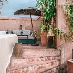 LUMISKY Lampe Solaire Décorative LED Blanc Chaud MADERE En Polyrotin H38cm -Lumisky Soldes Magasin 50002449 3