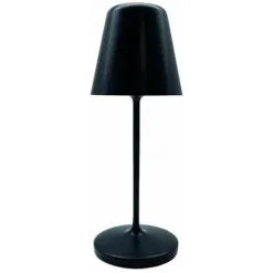 LUMISKY Lampe De Table Sans Fil LED CHLOE Noir Acier H28CM - Noir