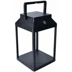 LUMISKY Lanterne LED En Métal Hybride Solaire Et Rechargeable Sur Secteur Avec Accessoires ALTEA H25cm