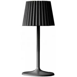 LUMISKY Lampe De Table Sans Fil LED ABBY BLACK Noir Aluminium H30CM - Noir