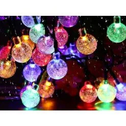 Guirlande Solaire FESTY COLORS - 5,80 M - 5 Lumens - LUMISKY - Noir -Lumisky Soldes Magasin 54970453 3