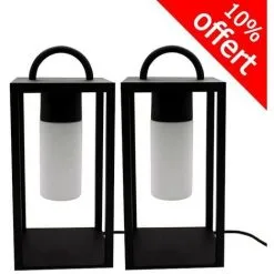 LUMISKY Lot De 2 Lanternes Lumineuses JAZZ