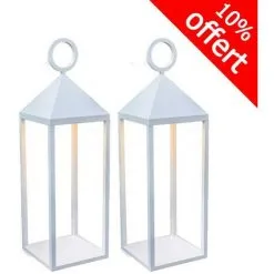 LUMISKY Lot De 2 Lanternes Lumineuses NUNA