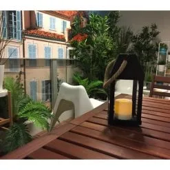 LUMISKY Lot De 2 Lanternes Lumineuses Solaires Blanc Chaud CHANDELY -Lumisky Soldes Magasin 57640081 4
