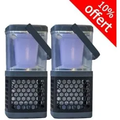 LUMISKY Lot De 2 Lanternes Anti-moustiques BARRY