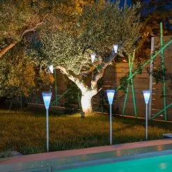 LUMISKY Pack De 4 Balises Lumineuses Solaires CREAMY W73 6 LUMISKY Pack De 4 Balises Lumineuses Solaires CREAMY W73 -Lumisky Soldes Magasin 57797593 3